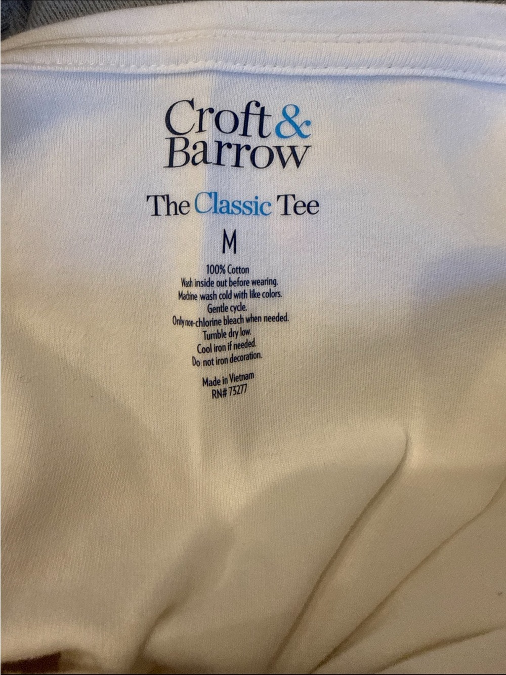 Croft & Barrow The Classic Tee Rainbow Christmas Tree Women's Medium 100% Cotton - Picture 6 of 6